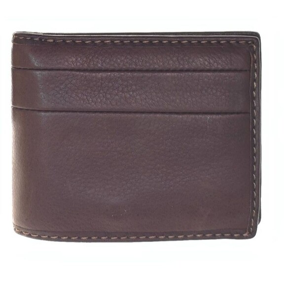 Vintage Fossil Brown Cowhide Leather BiFold Wallet Men's Great Condition SML1394 - Picture 3 of 7